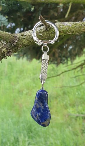 Klíčenka s příveskem z minerálu Lapis lazuli